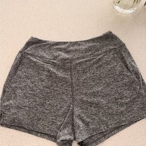 Outdoor Voices Heather Gray Athletic Shorts